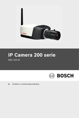 Bosch Security 200 Series Installatie- En Bedieningshandleiding