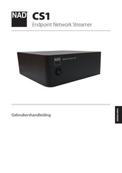 NAD CS1 Gebruikershandleiding