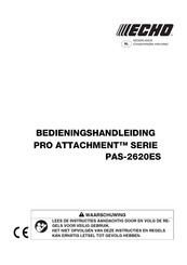 Echo PRO ATTACHMENT Series Bedieningshandleiding