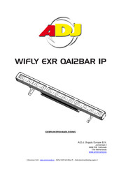 ADJ WiFly EXR QA12Bar IP Gebruikershandleiding