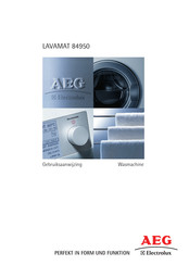 Electrolux Aeg LAVAMAT 84950 Gebruiksaanwijzing