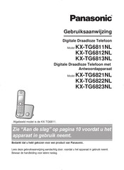 Panasonic KX-TG6822NL Gebruiksaanwijzing