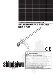 Shindaiwa SBA-TX24 Gebruikshandleiding