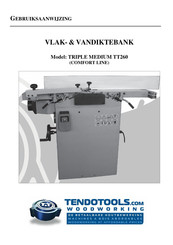 TENDOTOOLS TRIPLE MEDIUM TT260 Gebruiksaanwijzing