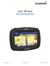 Garmin zumo 300 Series Gebruikershandleiding