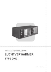 Winterwarm DXE Series Installatiehandleiding