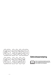 Gardena CR2032D Gebruiksaanwijzing