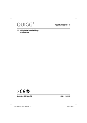 QUIGG QCH 2000/1 TT Handleiding