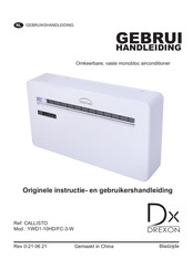 Drexon YWD1-10HD/FC-3-W Gebruikshandleiding