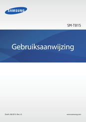 Samsung SM-T815 Gebruiksaanwijzing