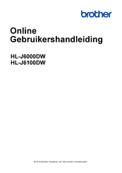 Brother HL-J6000DW Gebruikershandleiding