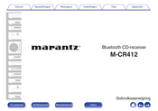 Marantz M-CR412 Gebruiksaanwijzing