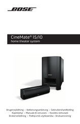 Bose CineMate 10 Gebruikershandleiding