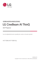 LG CineBeam AI ThinQ HU715QW-GL Gebruikershandleiding