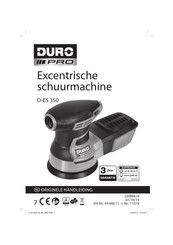 EINHELL DURO PRO D-ES 350 Originele Handleiding