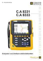 Chauvin Arnoux C.A 8331 Gebruikshandleiding