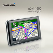 Garmin nuvi 1690 Snelstartgids