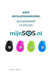 mijnSOS EV-07B Installatiehandleiding