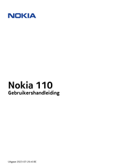 Nokia 110 Gebruikershandleiding