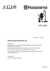 Husqvarna HTC D80 Bedieningshandleiding