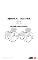 AGFA Drystar 5301 Gebruikershandleiding