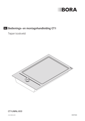 bora CT1UMNL-003 Bedienings- En Montagehandleiding