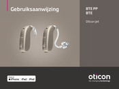 oticon Jet BTE Gebruiksaanwijzing