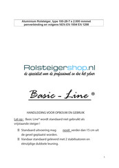 Rolsteigershop Basic Line Handleiding