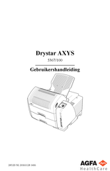 AGFA Drystar AXYS Gebruikershandleiding