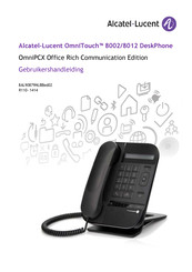 Alcatel Lucent OmniTouch 8002 Gebruikershandleiding