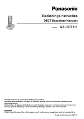 Panasonic KX-UDT111 Bedieningsinstructies