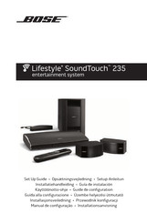 Bose Lifestyle SoundTouch 235 Installatiehandleiding