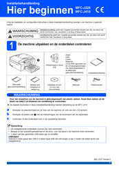 Brother MFC-J410 Installatiehandleiding