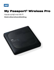 WD My Passport Wireless Pro Gebruikershandleiding