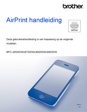 Brother MFC-J6720DW Handleiding