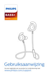 Philips BASS+ SHB4305 Gebruiksaanwijzing