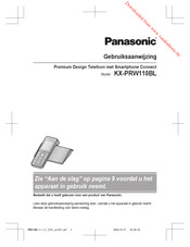 Panasonic KX-PRW110BL Gebruiksaanwijzing