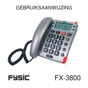 Fysic FX-3800 Gebruiksaanwijzing