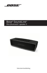 Bose SoundLink Mini Bluetooth speaker II Gebruikershandleiding