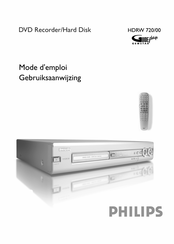 Philips GUDE GEMSTAR plus HDRW 720/00 Gebruiksaanwijzing