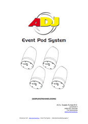 ADJ Event Pod System Gebruikershandleiding