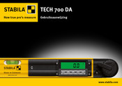 Stabila TECH 700 DA Gebruiksaanwijzing