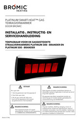 BROMIC TUNGSTEN SMART-HEAT 300 Installatie-, Gebruikers En Servicehandleiding