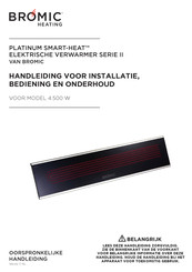 BROMIC PLATINUM SMART-HEAT Series II Handleiding Voor Installatie, Gebruik En Onderhoud