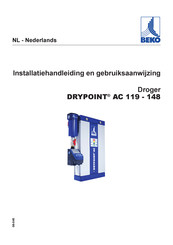 Beko DRYPOINT AC 136 Installatiehandleiding