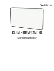 Garmin DRIVECAM 76 Gebruikershandleiding