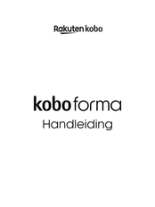 Rakuten kobo forma Handleiding