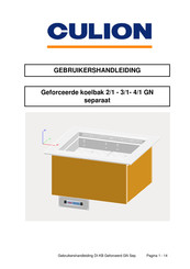 Culion 3/1 GN Gebruikershandleiding