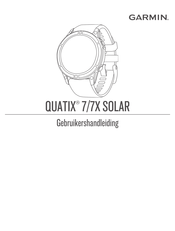 Garmin QUATIX 7 SOLAR Gebruikershandleiding