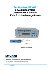 MEVOCO TC Standard RP-800 Gebruikershandleiding